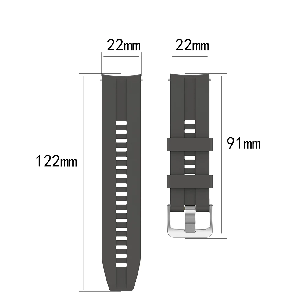 Replaceable-Watchbands-for-HUAWEI-WATCH-GT-2-46mm-GT-Active-46mm-HONOR-Magic-Silicone-Strap-Band (1)