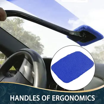 

Waka 1pc Household Widow Microfiber Cloth Car Wash Brushes Car Body Window Glass Wiper Cleaning Tools Kit Windshield Cleaner