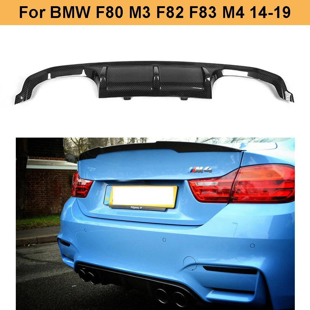 BMW SERIE 4 F33 F83 M Performance LOOK POSTERIORE BOOT LIP SPOILER ALA Matte Black