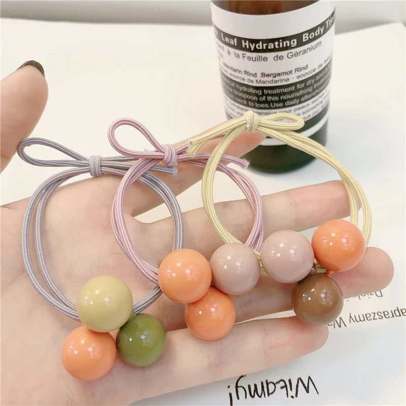 5 шт./Паг новые корейские высокоэластичные резинки для волос мяч ярких цветов кольцо для волос резинки для волос женские аксессуары для волос для девочек