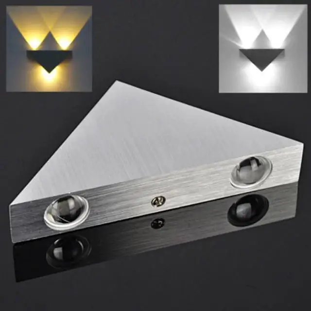 

3W High Power 3 LED Up Down Wall Lamp Spot Light Modern Pathway Sconce Lighting Warm White Night Lights for Home Office