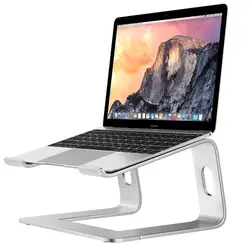 Table de levage de bureau en alliage d'aluminium, support de refroidissement pour ordinateur portable, base de rehaussement de bureau 