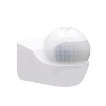 

Motion Sensor 110v~230v Motion Detector Automatic Infrared PIR Sensor 180 Degree Rotating Outdoor Timer Light Switch