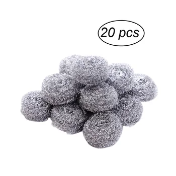 

Stainless Steel Dish Bowl Cleaning Spiral Scourers Practical Kitchen Cleaner