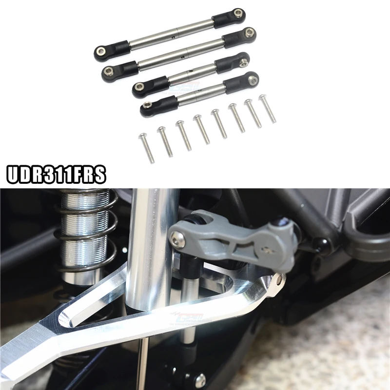 GPM 1/7 UDR 85076-4 Short Truck Metal front and rear anti-roll frame support positive and negative tooth rod
