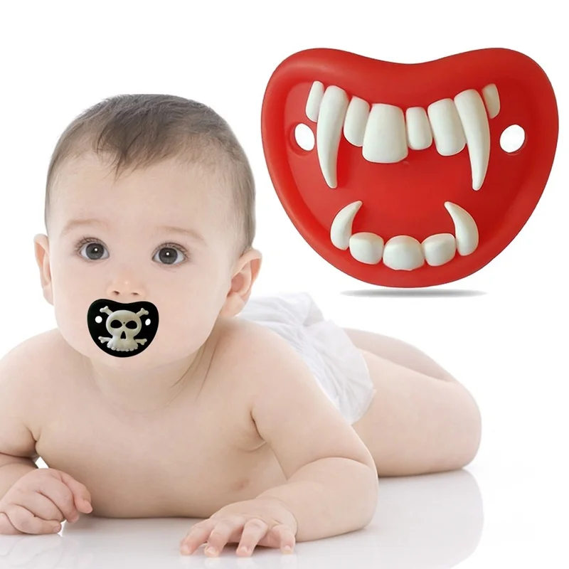 1PC Food Grade Silicone Funny Baby Pacifiers Kiss Lip Dummy Nipple Teethers Toddler Orthodontic Soothers Teat baby Gift