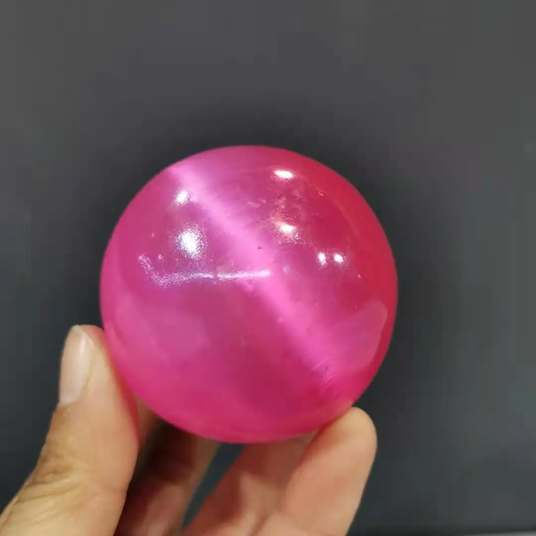 

Natural Electroplated gypsum sphere Chakra Stone Selenite Ball