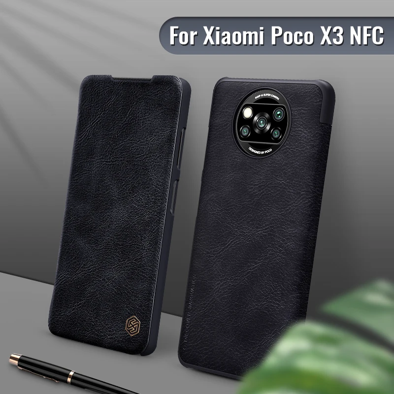 Poco X3 NFC case 6.67 For Poco X3 Pro NILLKIN Vintage Flip Cover wallet PU leather back cover for Xiaomi Poco X3 NFC Global