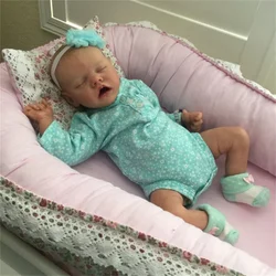Poupée Reborn en Silicone de 12/17 pouces pour fille, poupée pour enfant, de haute qualité, fait à la main 