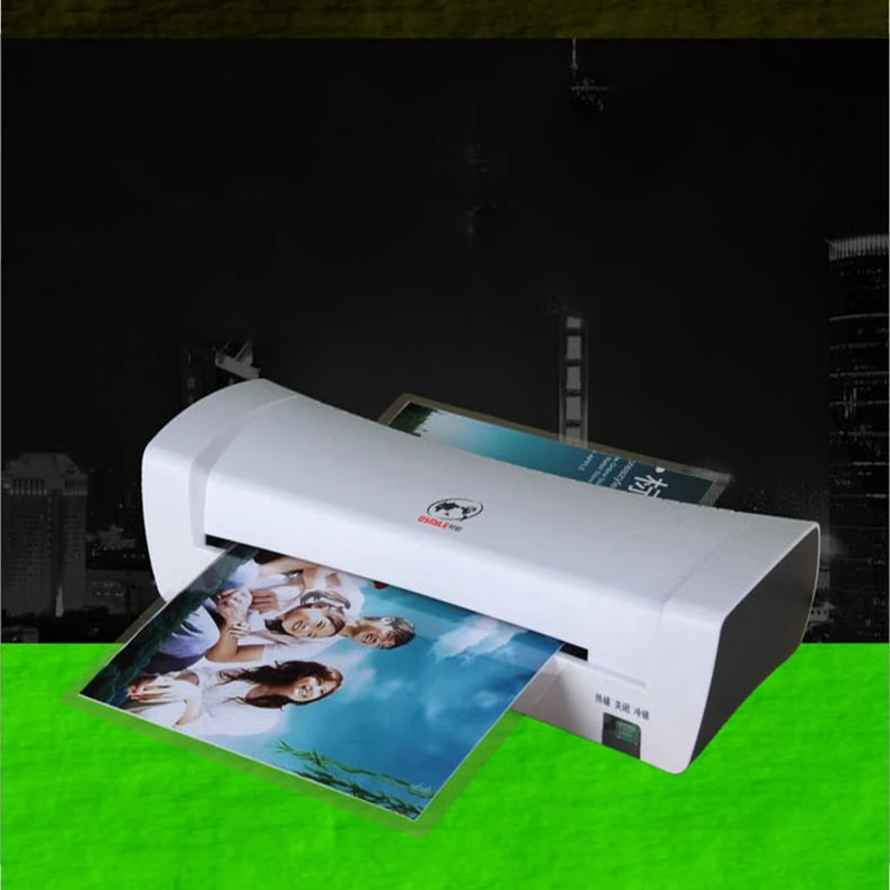 Plastificadora Professional Thermal Office Hot And Cold Laminator Machine For A4 Document Photo Packaging Plastic Film Roll