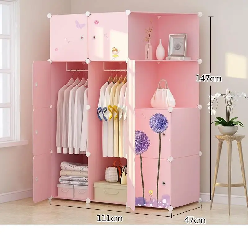 MODEL C Комод Penderie Rangement Chambre Ropero Armario Tela Mobile Per La Casa шкаф Guarda Roupa шкаф мебель для спальни шкаф - Цвет: MODEL C