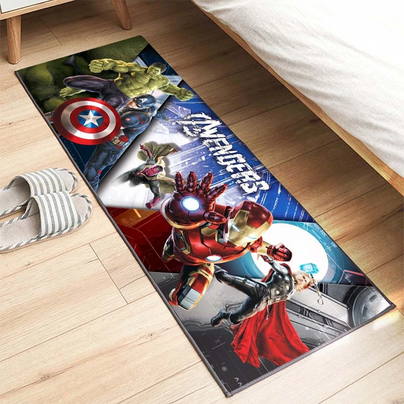 Marvel, Капитан Америка, супер герой, напольный коврик, длинный дверной коврик, ковер для спальни, кухни, гостиной, нескользящий коврик, подарок, косплей - Цвет: Style 9