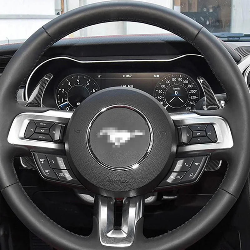 Для Ford Mustang автомобиль-Стайлинг Airspeed углеродное волокно рулевое колесо весло перевертыши чехлы автомобильные аксессуары