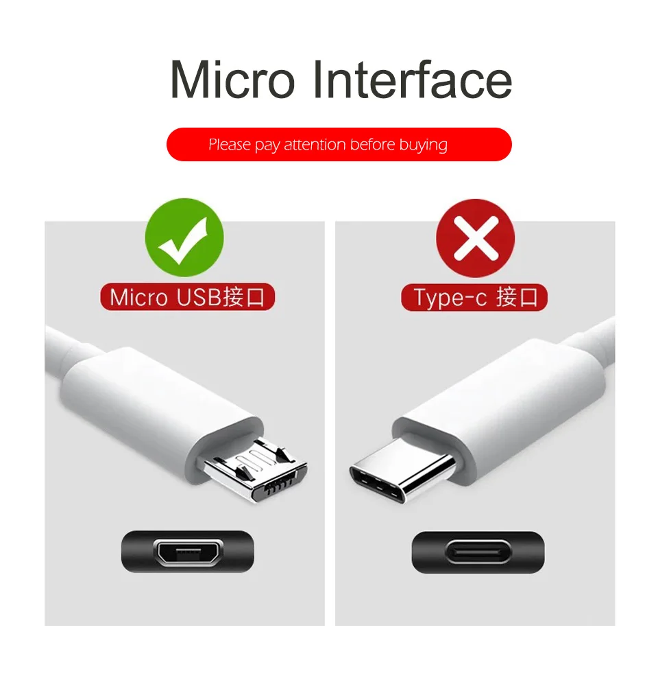 Micro USB кабель Android 0,25 м 0,5 м 1 м 1,5 м 2 м 3 м Microusb кабель для передачи данных 5V2A Быстрая зарядка провода для мобильных телефонов Кабели