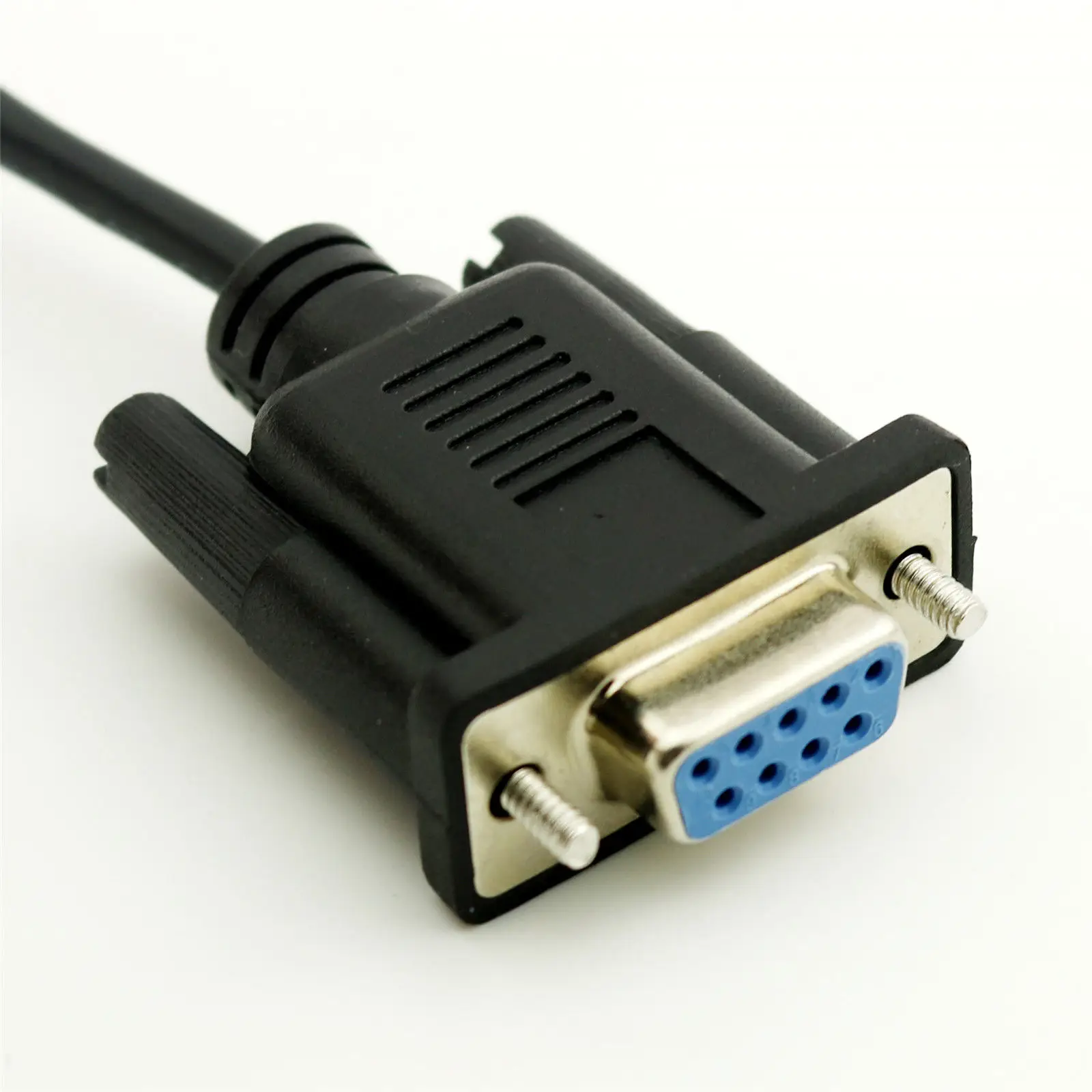 RS232 DB9 мама к USB 2,0 A мама последовательный кабель адаптер конвертер 8 дюймов/25 см позволяет подключить ПК