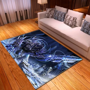 

Fashion Parlor Carpets Halloween Horrified Skulls Rugs Party Decorative Boys Room Individuality Bedside Living Room Area Rugs