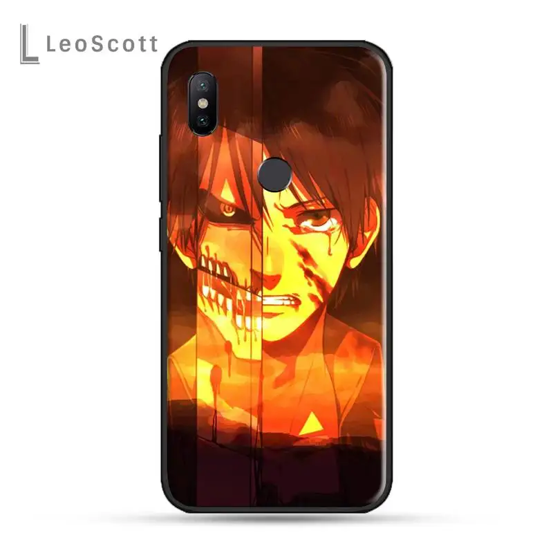 xiaomi leather case cover Anime Attack On Titan Levi Ackerman  Unique Phone Cover For Xiaomi Mi A1 A2 5 6 6PLUS 8 9 SE Lite MIX 2 2S MAX 2 3 Pocophone F1 phone cases for xiaomi