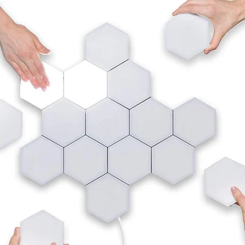 

Magnetic Honeycomb Touch Lamp LED Night Lights Hexagonal Lamps Night Light Magnetic Creative Decoration Touch Sensitive Lighting