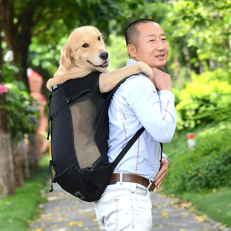 Высокая рюкзак для домашних животных собак кошачья переноска щенок на открытом воздухе бейсболка для езды и походов Сумка-тоут для путешествий LG66