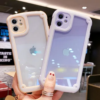 

Macaron Candy Colors Lens Protection Phone Case For IPhone 11 Pro X XR XS Max Soft Silica Gel Phone Cover For IPhone 7 8 6s Plus