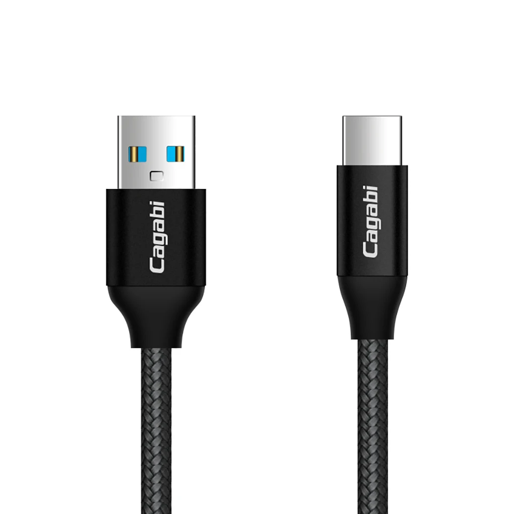 Cagabi 2.4A в настоящее время быстрой зарядки Quick данных Передача USB Тип C кабель