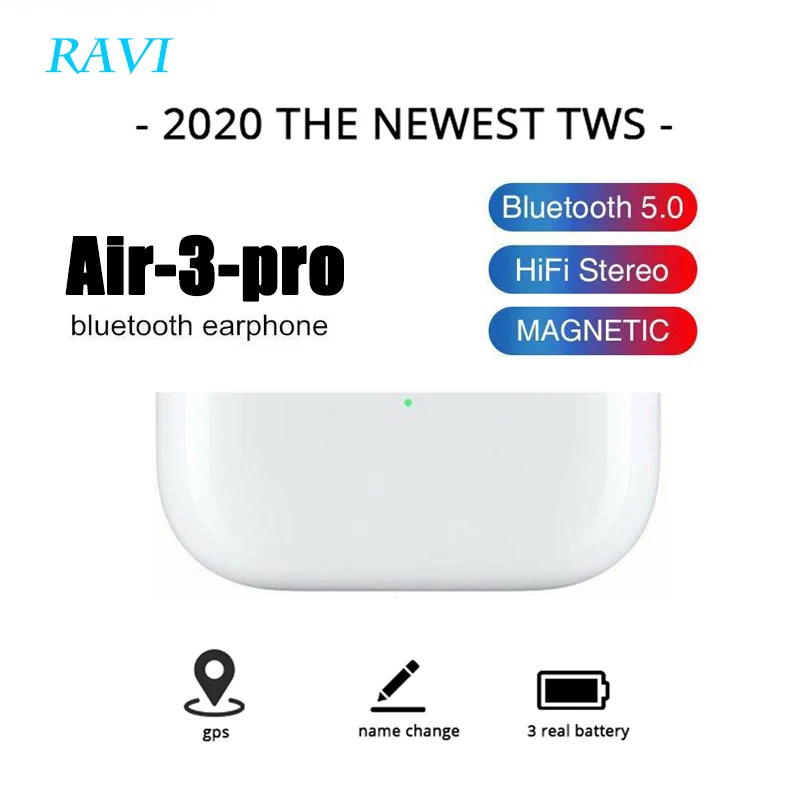 

Air Pro 3 TWS Bluetooth Earphone Wireless Headphones with Mic In-ear Stereo Earbuds Sports Gaming Headset for all Smartphone New