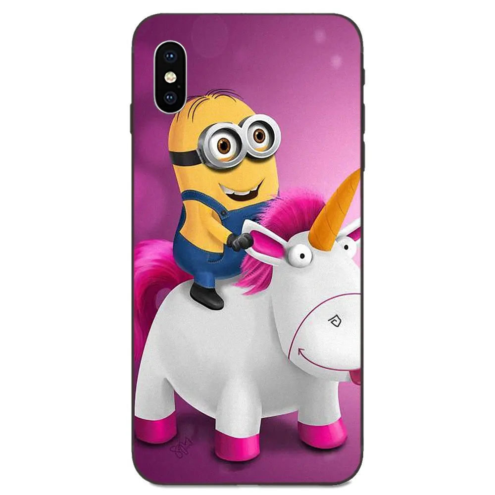 Для Galaxy A3 A5 A6 A6s A7 A8 A9 A10 A20E A30 A40 A50 A60 A70 A80 A90 плюс Мягкий защитный чехол Для женщин Для мужчин одежда с милыми миньонами - Цвет: as picture