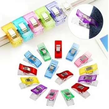 

1/10/30/50PCS Sewing Clip Plastic Clip Working Foot Cover Multicolor Fabric Clip Patchwork Hemming Sewing Tool Sewing Accessory