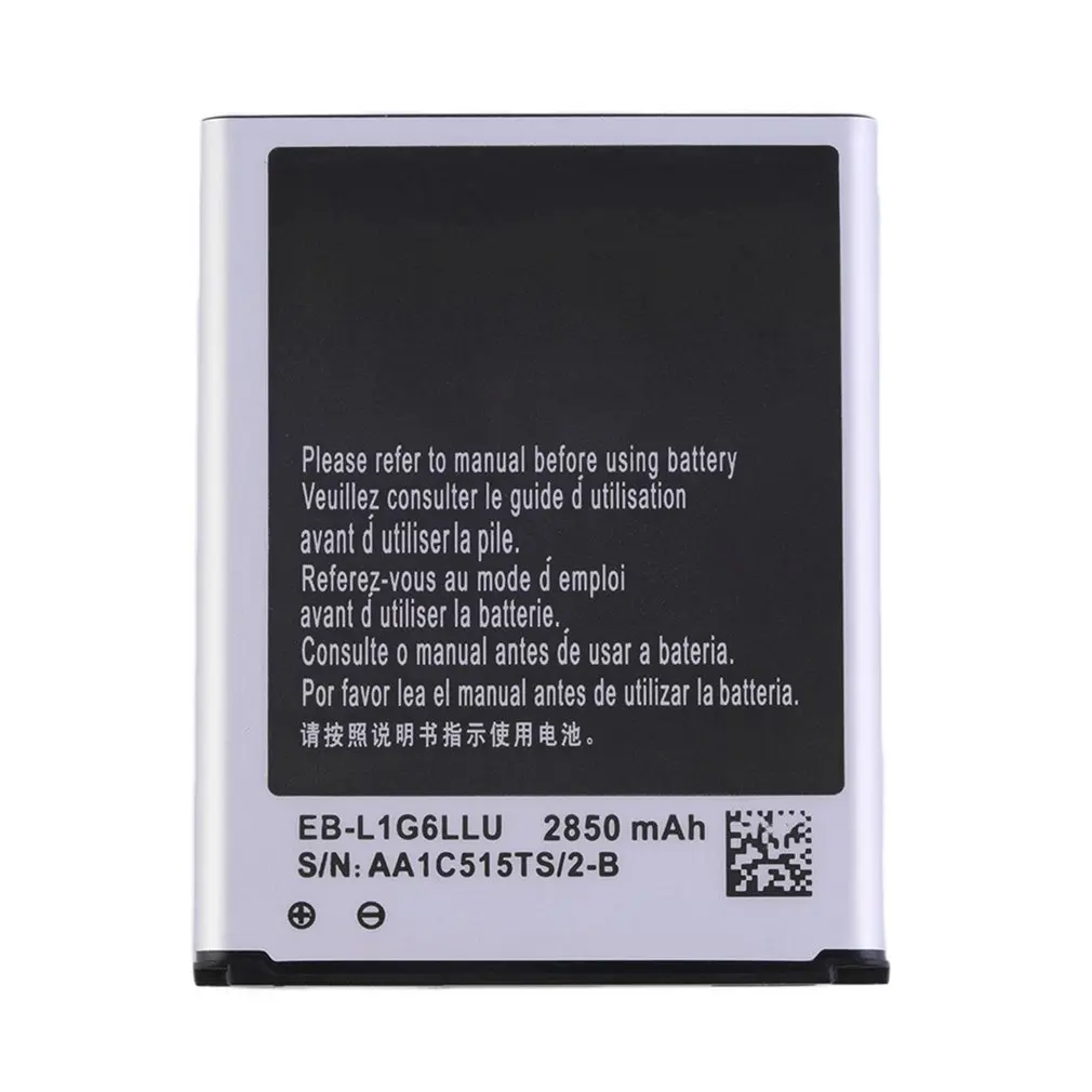 

Portable Recharheable Replacement 2850mah Battery for Samsung Galaxy SIII S3 i9300 Cellphone Mobile Phones Batteries