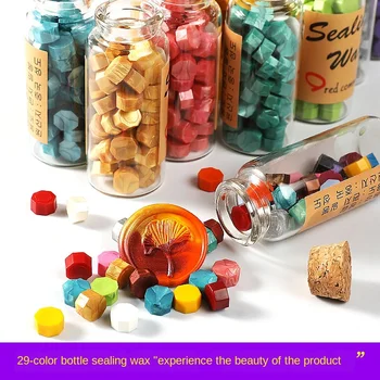 

Pearly Lustre Sealing Wax Mixed Color Metallic Solid Color Small Bottle Seal Envelope Special Wax