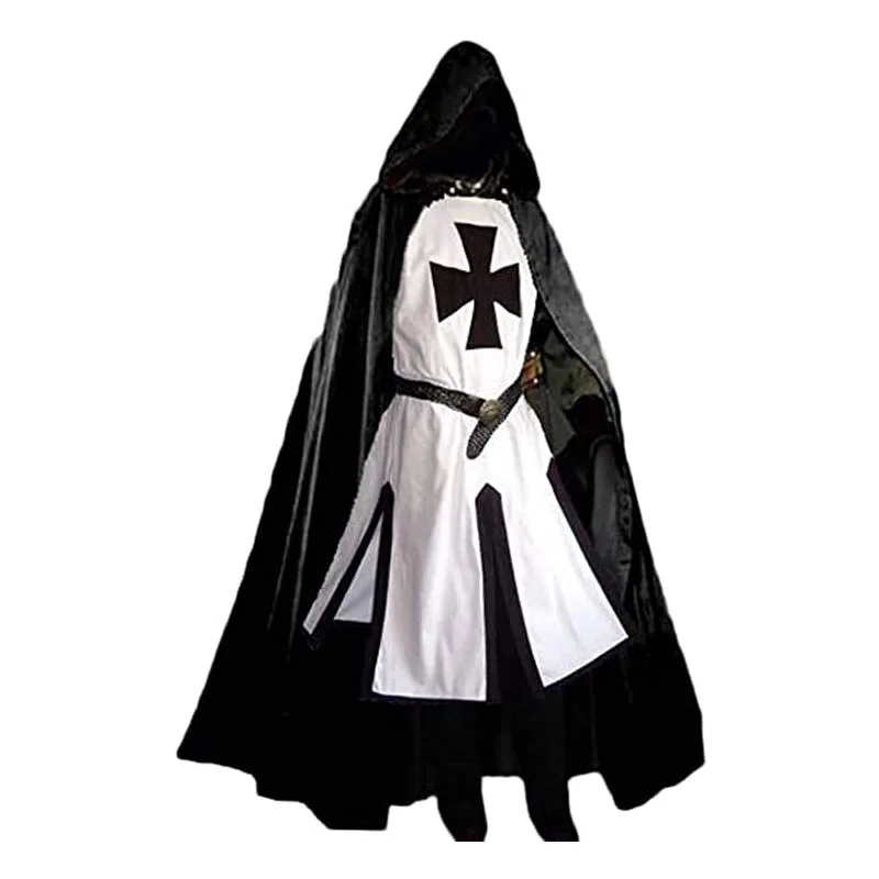 Coldker Mens Medieval Crusader Knights Tunic Costumes Renaissance Halloween Warrior Black Plague Cloak Cosplay Top S-3xl -Zentai shop online H4ace8aa1a1184943b2f2d4ec55e68515D.jpg
