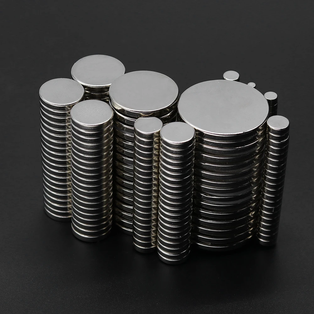 Runde Magnet 2x2,4x2,5x2,6x2,8x2,10x2,12x2,15x2,20x2mm Neodym N35 Permanent NdFeB Super Starke Leistungsfähige Magnetische imane Disc