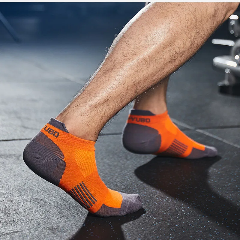Running socks Professional Running Socks Men Outdoor Sport Thin Breathable Quick Dry Moisture Wicking Fitness Low Cut Short Socks