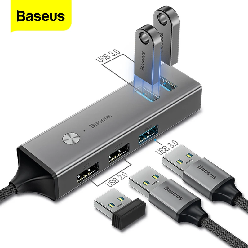 Baseus Multi USB C HUB to USB 3.0 USB3. 0 Type C HUB Splitter For Macbook Pro Air Multiple
