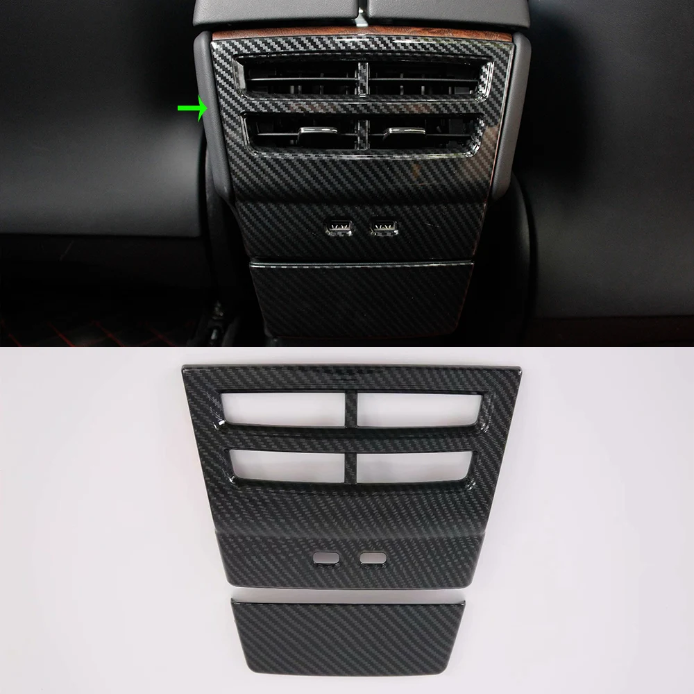 

Car Accessories Interior ABS Rear Back Air Vent Outlet Panel Cover Trim For Tesla Model X 2019 Car Styling