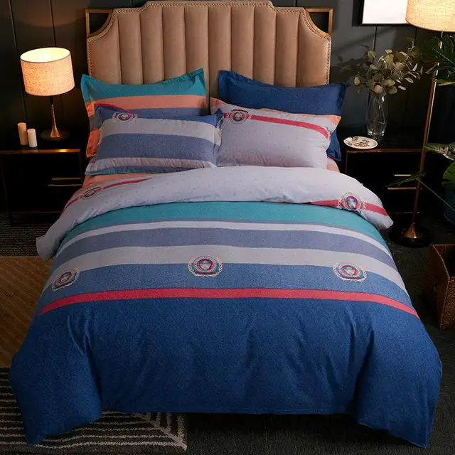 Brushed Cotton Bedding Set 4 Pcs Luxury Bedding Store