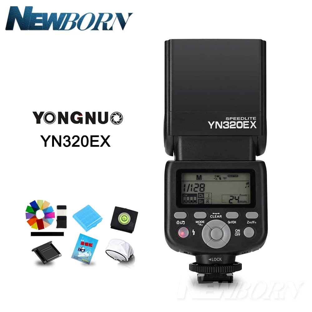 

Yongnuo YN320EX YN 320EX Camera flash GN31 1/8000s high-speed Sync TTL Speedlite for Sony a9 a7 iii a7r3 a7m3 a7 ii a6500 a6400