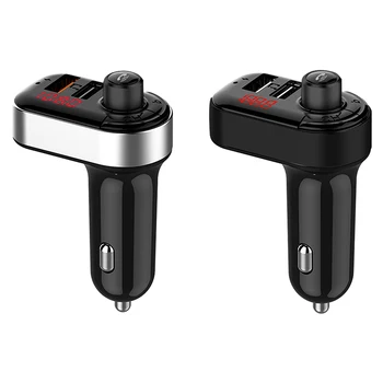 

2USB Mobile Phone Bluetooth Charger Car Bluetooth MP3 Player Bluetooth FM Transmitter Receiver