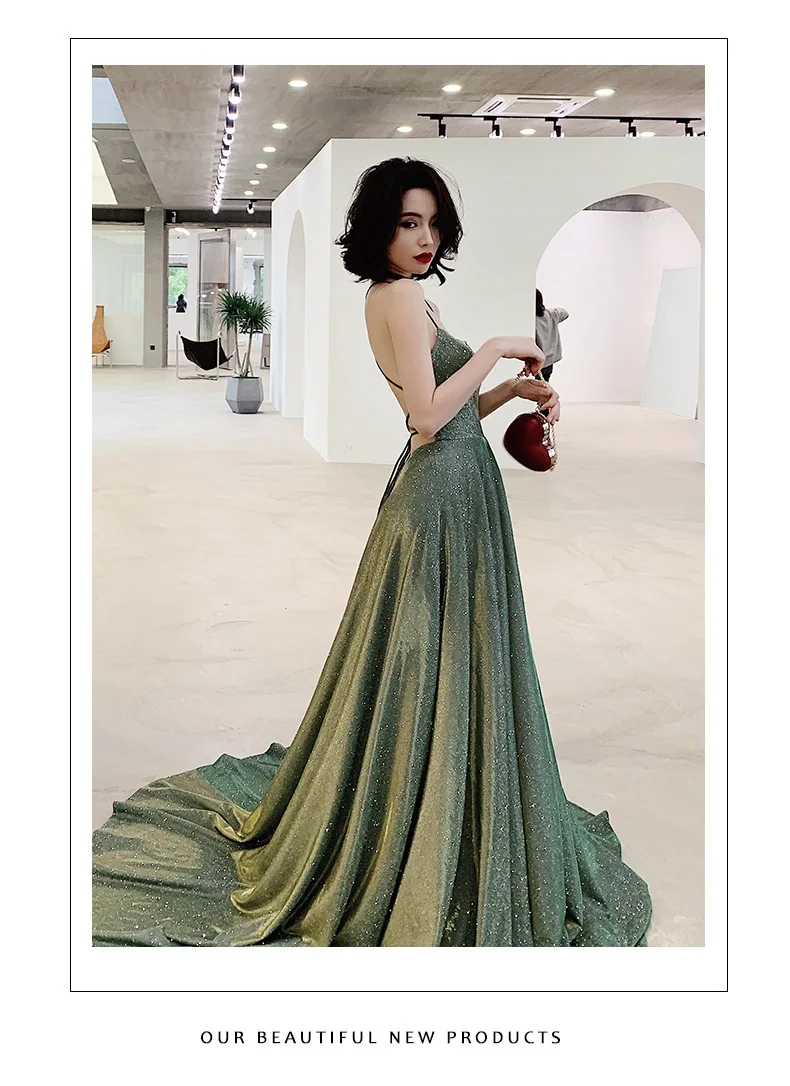 ES2703 новое вечернее платье длинное торжественное платье vestidos de fiesta вечернее платье с открытой спиной Вечерние платья для особых случаев