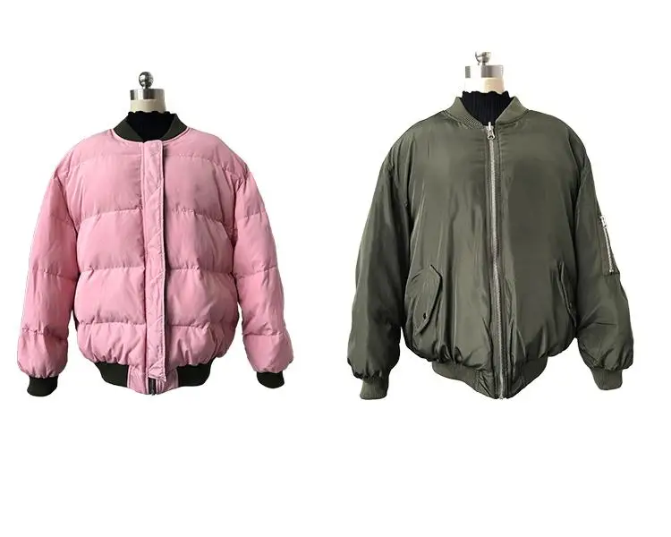 GetSpring Женская куртка, женские зимние куртки, пальто, двусторонняя одежда, модная женская парка, зимняя верхняя одежда, куртка, пальто, черный, розовый цвет - Цвет: Pink