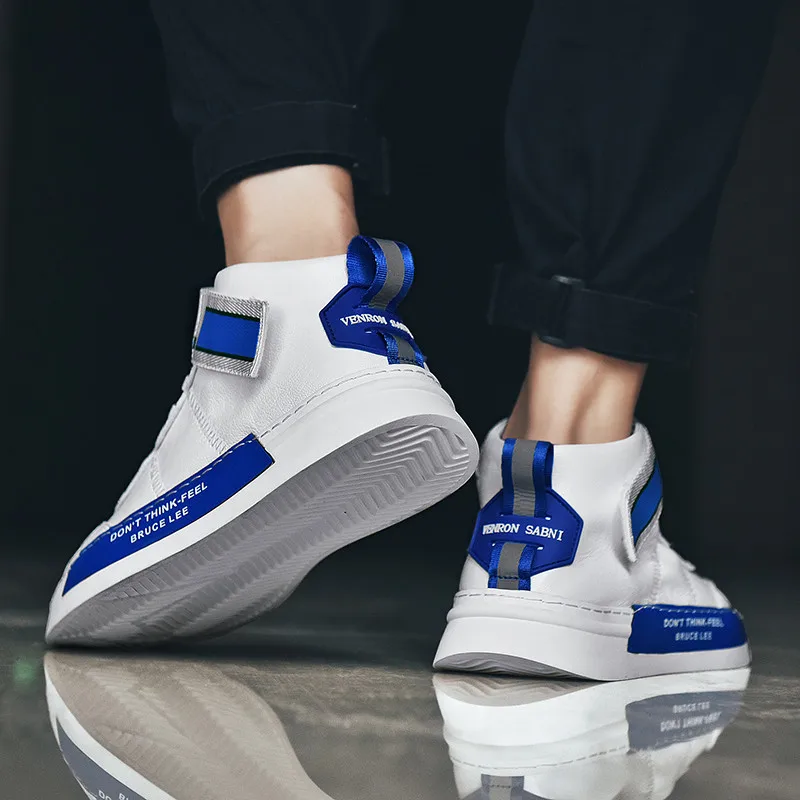 

Hight-top Trendy Shoes Men's Autumn 2019 New Style Versatile Korean-style Hip Hop INS Online Celebrity Sneakers Hip Hop Casual S