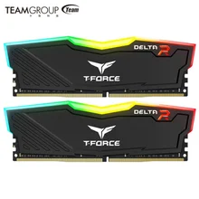 TEAMGROUP T-Force Delta RGB DDR4 8GB 16GB（2x8GB）32GB（2x16GB）3200MHz PC4 Desktop Gaming Memory Module Ram