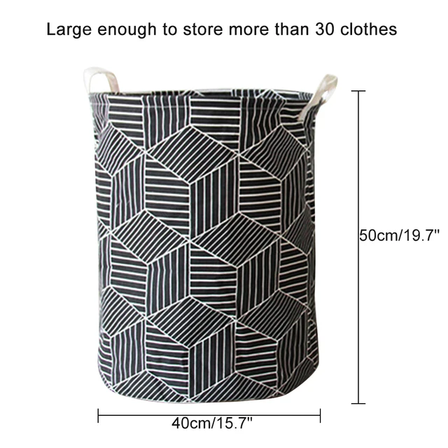 Plegable de la cesta de la colada de gran capacidad cesto para