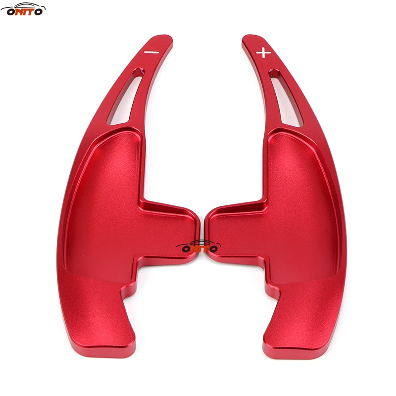 Aluminum Alloy Car Steering Wheel Shift Paddle Extension Shifter for Fit for Mercedes Benz A45 CLA45 C63 E63 S63 SLK SLS CLS63 - Цвет: Красный