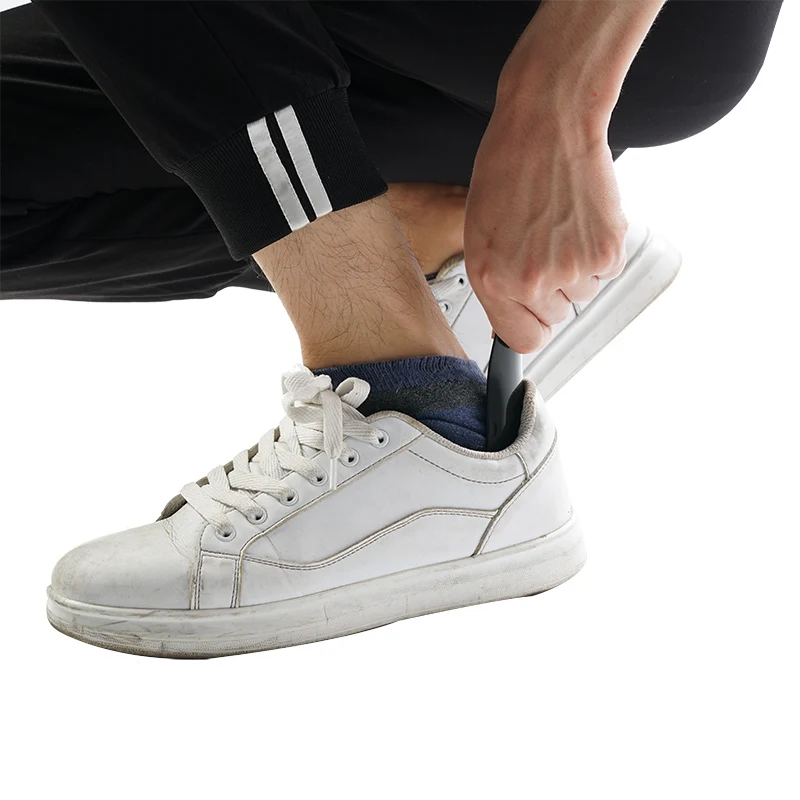1 шт. 16*4,5 см пластиковая черная маленькая обувь для обуви ложка рожок для обуви позволит Вам легче и удобнее надевать обувь