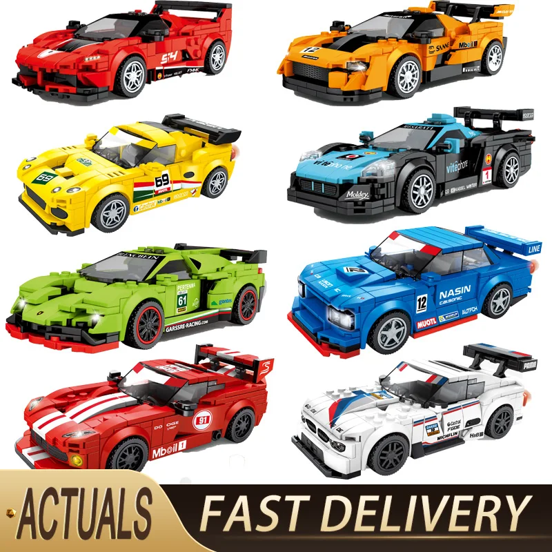 Technic City гоночный спортивный автомобиль чемпион суперкар строительные блоки