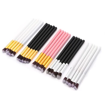 

Pro 5Pcs Makeup Brushes Set Eye Shadow Foundation Powder Eyeliner Eyelash Lip Make Up Brush Cosmetic Beauty Tool Kit Hot sale