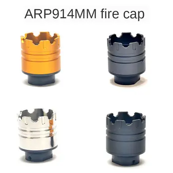 

AK Metal Fire Cap XYL ARP9 14mm Negative Thread Barrel Brake Cap Upgraded Metal Fire Cap Direct Installation