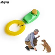 Pet Cat Dog Training Clicker Remote Portable Dog Button Clicker Sound Whistle Trainer Pet Train Tool Control Wrist Band pet training dog clicker adjustable sound key chain and wrist strap doggy train