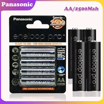 

Panasonic Original 1.2V Pro AA 2500mAh NI-MH battery For Camera Flashlight Toy remote control PreCharged Rechargeable Batteries